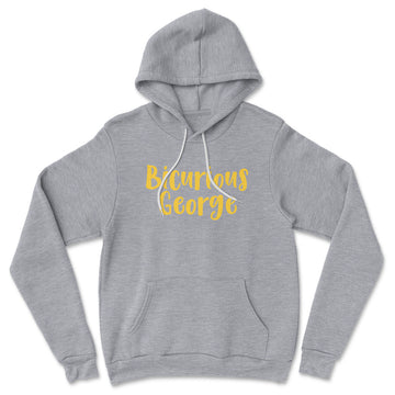 Bicurious George Hoodie in Athletic Heather color